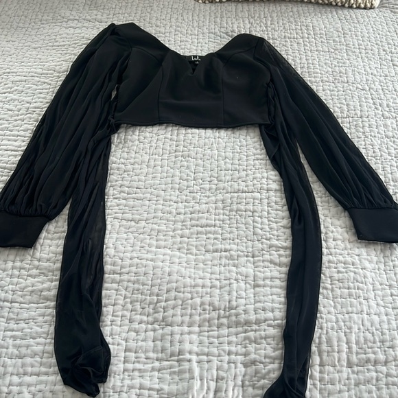 NWT - S Lulu’s Tie-Back Sweetheart Top - Picture 2 of 6